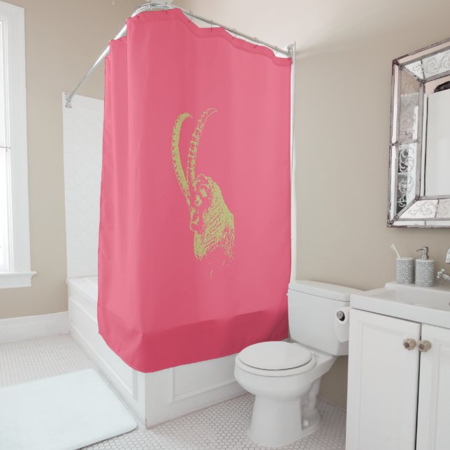 Mountain Goat - Shower Curtain (In Situ)