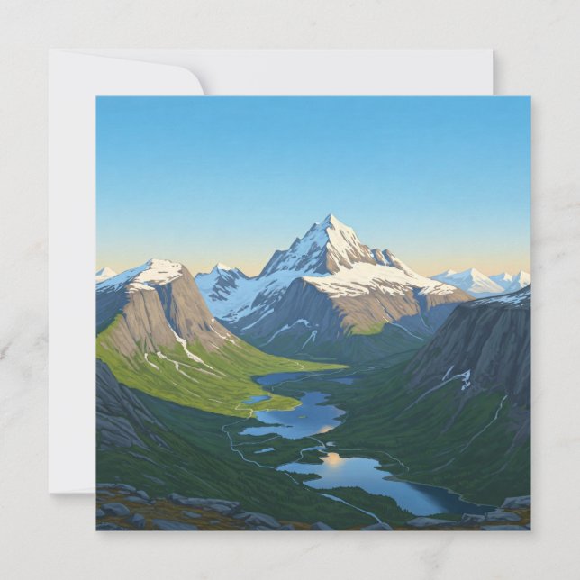 Mountain greeting card (Front)