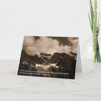 Mountain greeting card