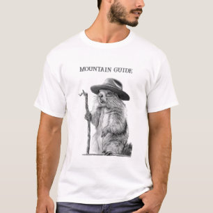 Mountain guide - Whimsical marmot design T-Shirt