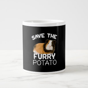 Mountain Guinea Pig - Save Furry Potato Large Coffee Mug