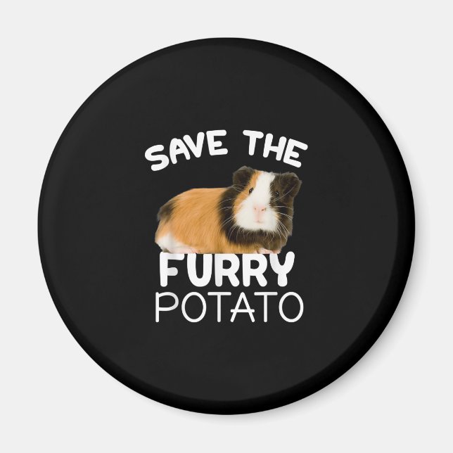Mountain Guinea Pig - Save Furry Potato Magnet (Front)