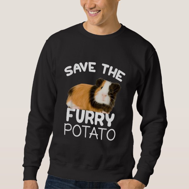 Mountain Guinea Pig - Save Furry Potato Sweatshirt (Front)