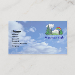 Mountain High Business Card