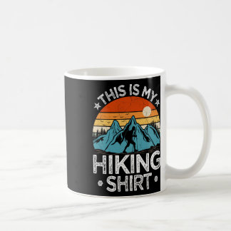Mountain Hiking Adventure Vintage This Is My Hikin Coffee Mug