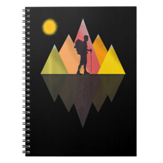 Mountain Hiking National Parks Notebook