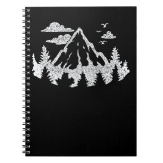 Mountain hiking nature mountaineering notebook