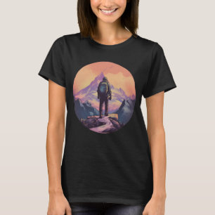 Mountain Hiking Sunset T-Shirt