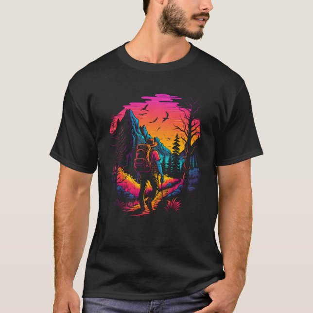 Mountain Hiking T-Shirt (Front)