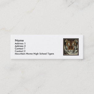 Mountain Home Tigers Contact Card