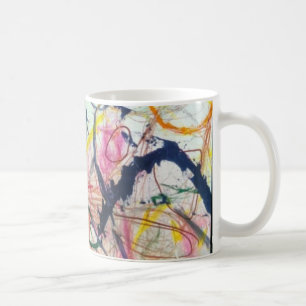 Mountain Horse Abstract Jeff Hankamer Artjunkhaus Coffee Mug