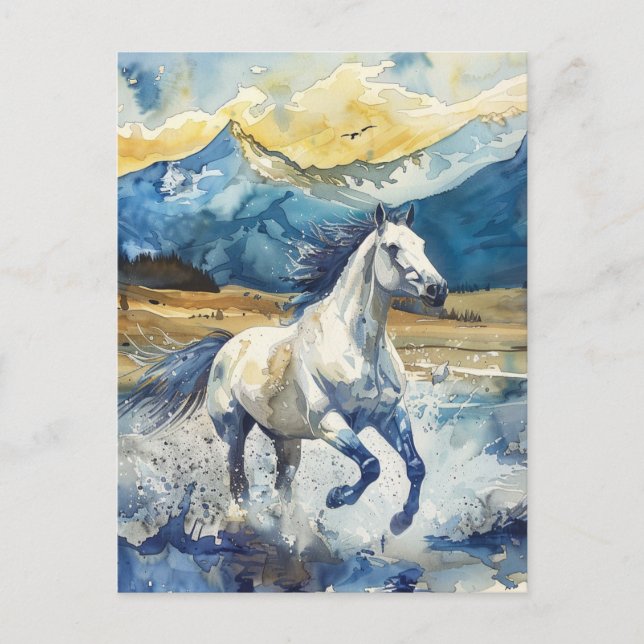 Mountain Horse Postcard (Front)