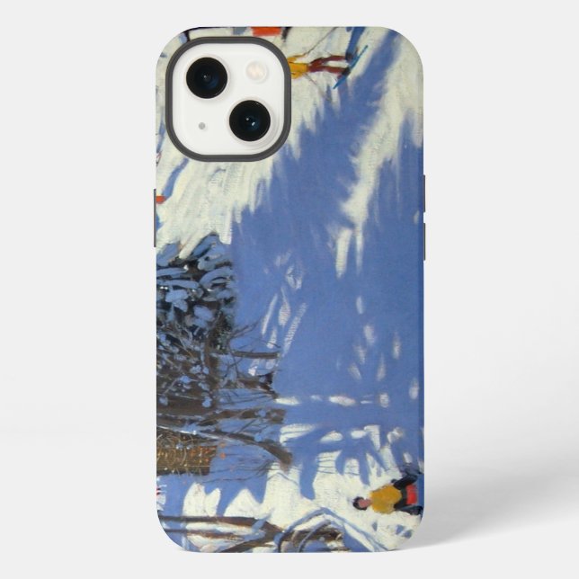 Mountain hut Morzine iPhone Case (Back)