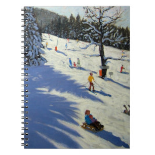 Mountain hut Morzine Notebook