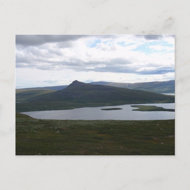 Mountain in northern Sweden Postcard (Front)