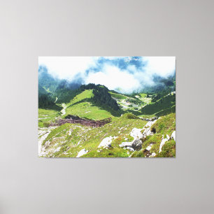 Mountain in the Austrian Alps Canvas Print