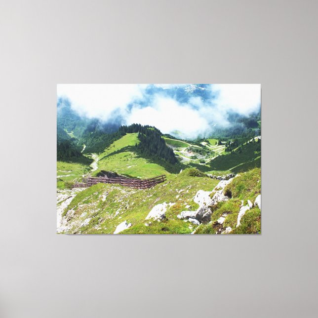 Mountain in the Austrian Alps Canvas Print (Front)