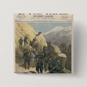 Mountain Infantrymen 2 Inch Square Button