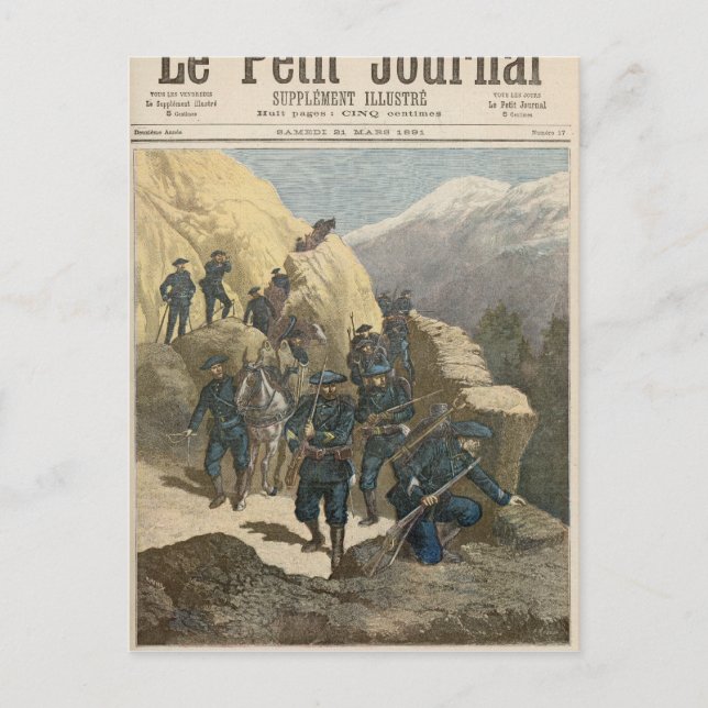 Mountain Infantrymen Postcard (Front)