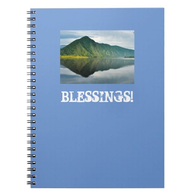 Mountain Lake Blessings Journal (Front)