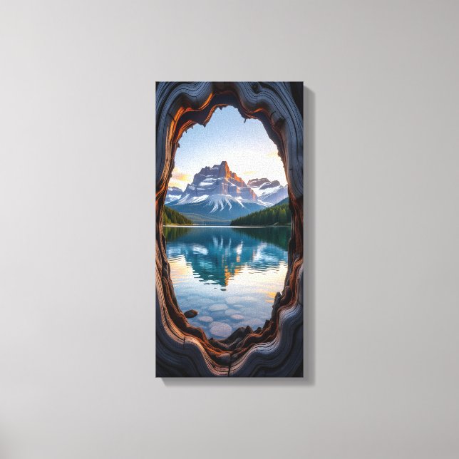  Mountain Lake  Canvas Print (Front)