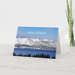 Mountain Lake Christmas Card