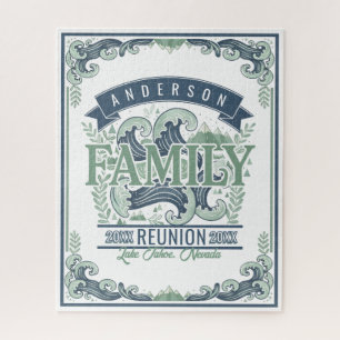 Mountain Lake Family Reunion Motif ID1317 Jigsaw Puzzle