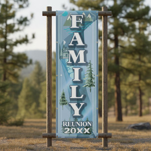 Mountain Lake Family Reunion Year Vert ID1317 Banner