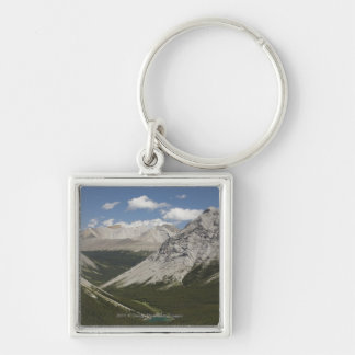 Mountain Lake In A Valley With Blue Sky Keychain