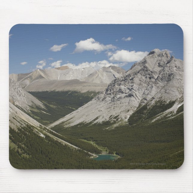 Mountain Lake In A Valley With Blue Sky Mouse Pad (Front)