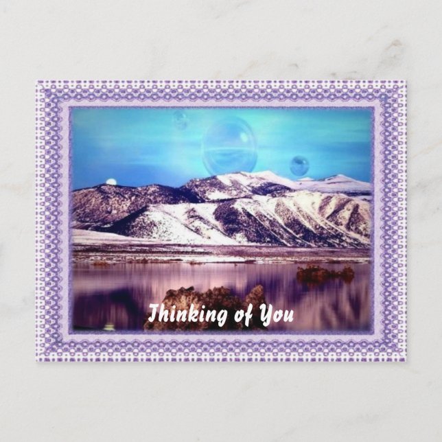 Mountain Lake Postcard (Front)