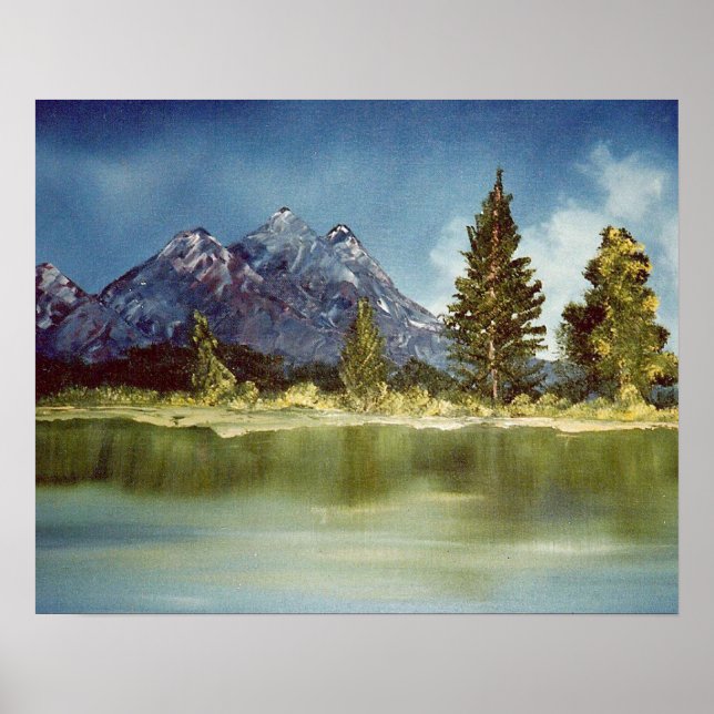 Mountain Lake Print (Front)