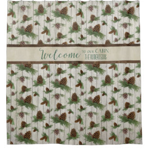 Mountain Lake Rustic Cabin Home Decor Personalized