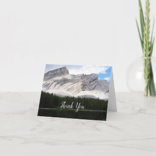 Mountain Lake Scene Thank You Card 2