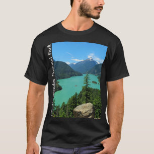 Mountain Lake Scenery in Washington National Park T-Shirt