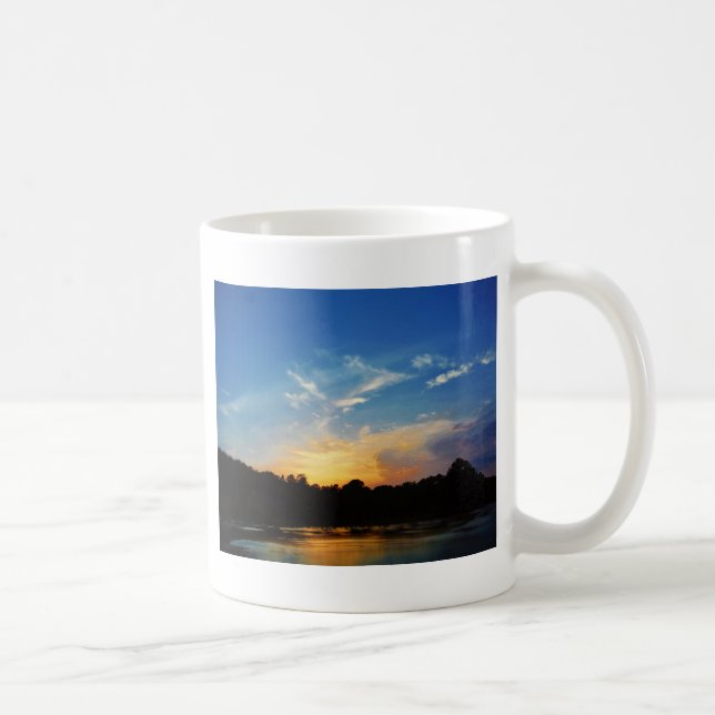 Mountain Lake Sunset Coffee Mug (Right)