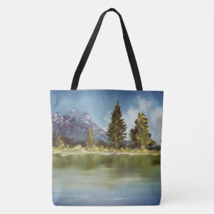 Mountain Lake Tote Bag
