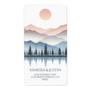 Mountain Lake Wedding Address