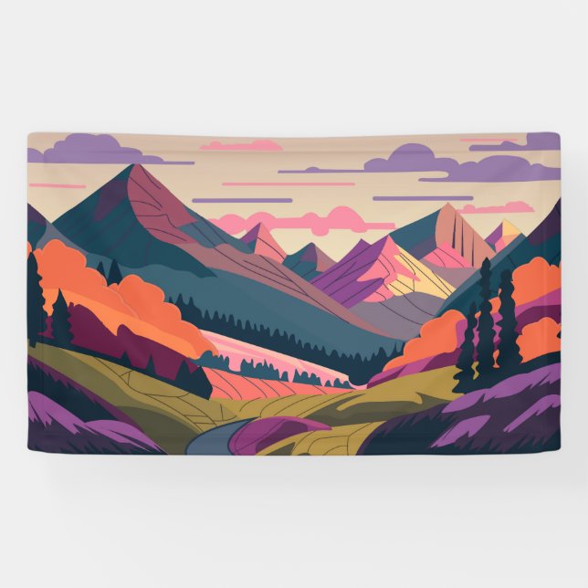 Mountain landscape banner (Horizontal)