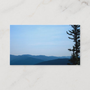 mountain landscape business card template