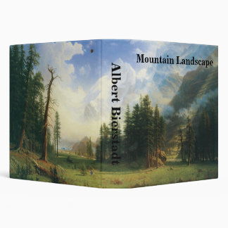 Mountain Landscape by Albert Bierstadt Binder
