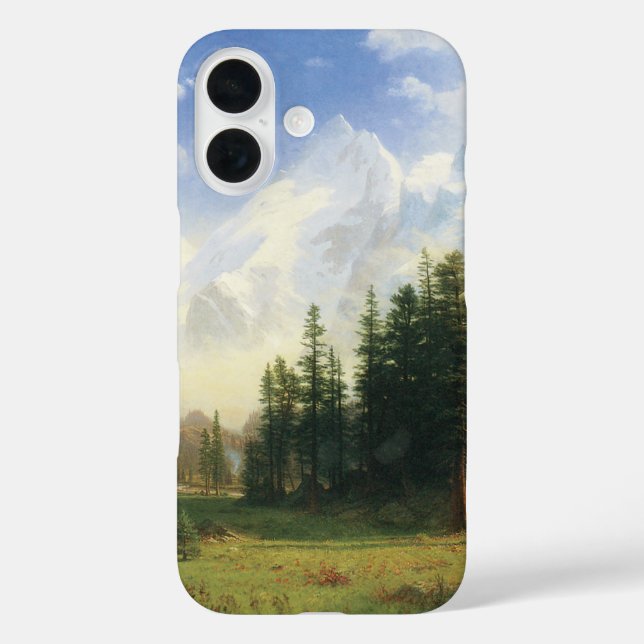 Mountain Landscape by Albert Bierstadt Case-Mate iPhone Case (Back)