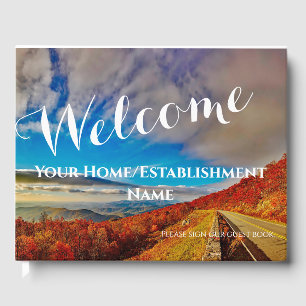 Mountain Landscape Home/ Establishment Guest Book