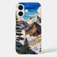 Mountain Landscape iPhone Case Nature ScenicDesign