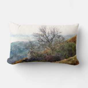 MOUNTAIN LANDSCAPE LUMBAR PILLOW