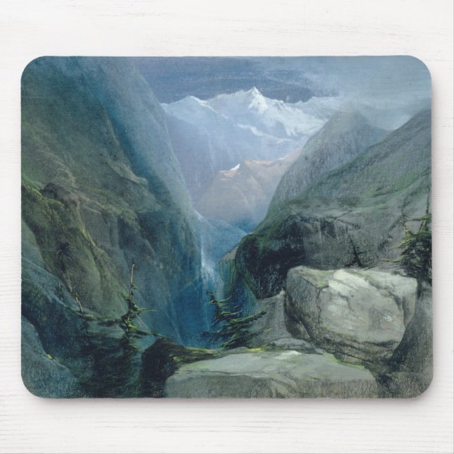 Mountain Landscape Mouse Pad (Front)