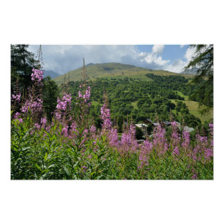 mountain landscape poster
