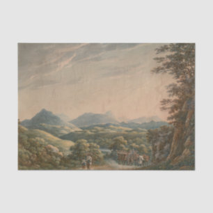 Mountain Landscape Scene Tissue Paper