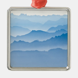 Mountain Landscape Switzerland Metal Ornament