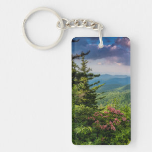 Mountain Laurel at Sunrise Keychain
